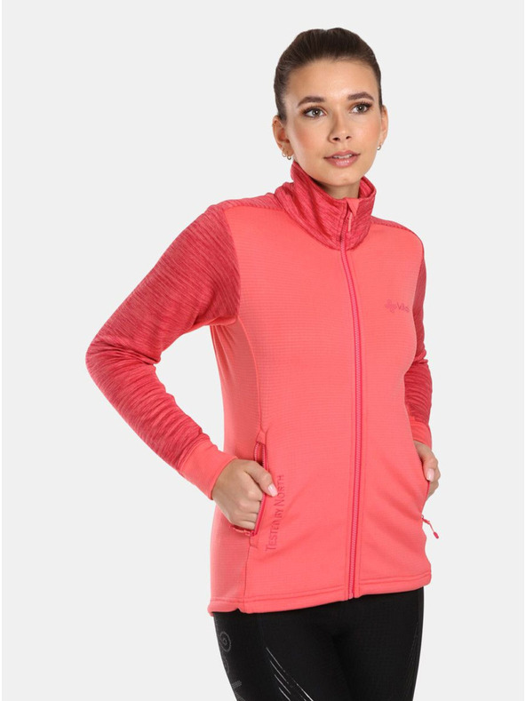 Kilpi Rózsaszín női sport funkcionális melegítő pulóver KILPI SIREN-W