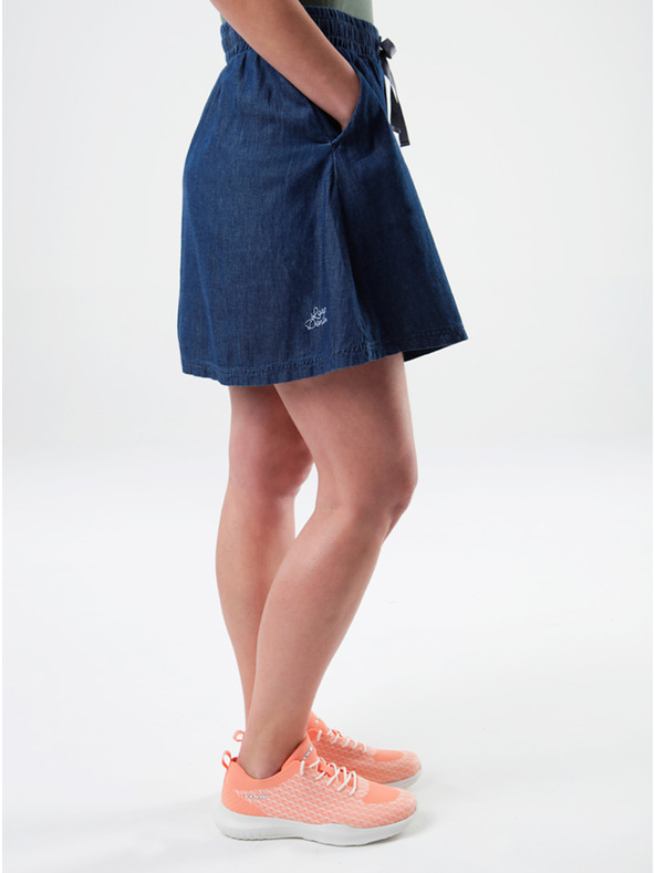 Loap Sötétkék női szoknya zsebekk el LOAP