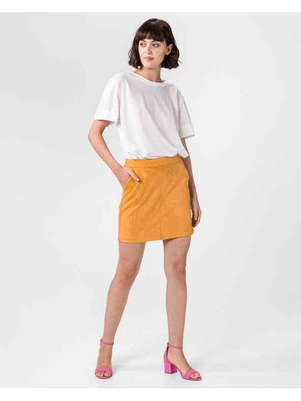 Vero Moda Sárga rövid szoknya Vero Moda Donnadina