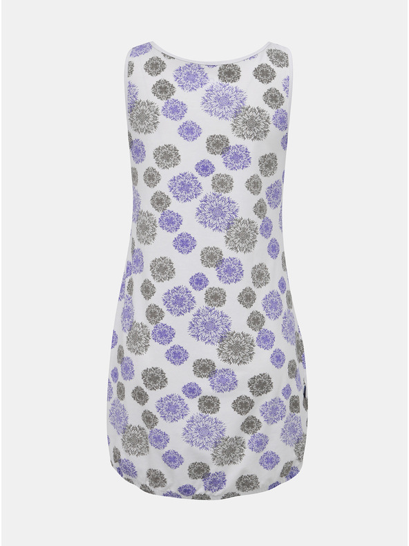 Loap Fehér virágos LOAP Adelka hosszú női trikó