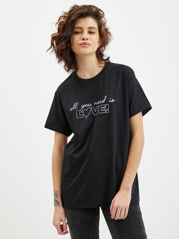 ZOOT.Original Fekete női Zoot eredeti póló All you need is love