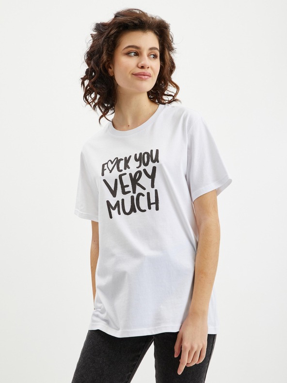 ZOOT.Original Fehér női póló Zoot Original Zoot Original Fuck you very much