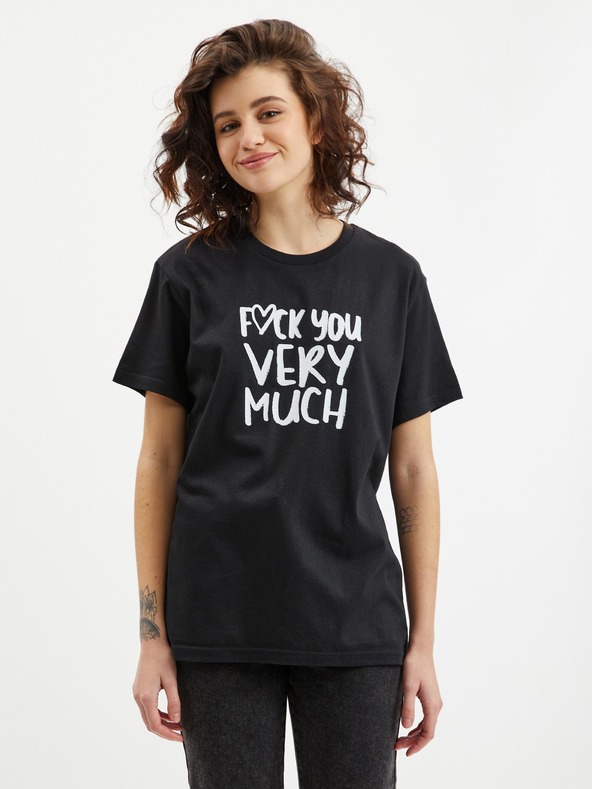 ZOOT.Original Fekete női póló Zoot Original Zoot Original Fuck you very much