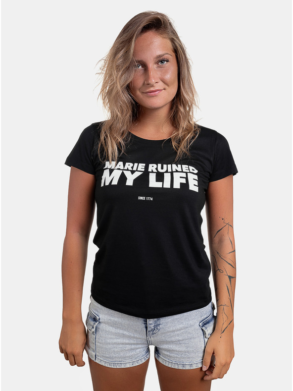 ZOOT.Original Fekete uniszex póló ZOOT Original Marie Terezie