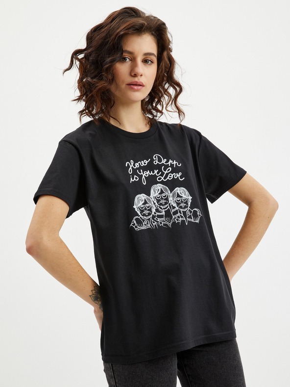 ZOOT.Original Fekete Női póló Zoot Original Depp szerelem