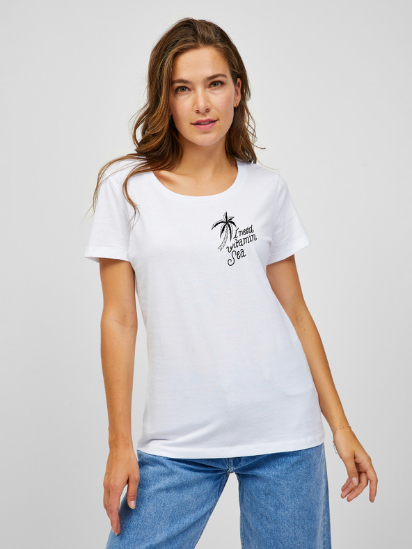 ZOOT.Original Fehér női póló ZOOT.Original Tengeri vitaminra van szükségem