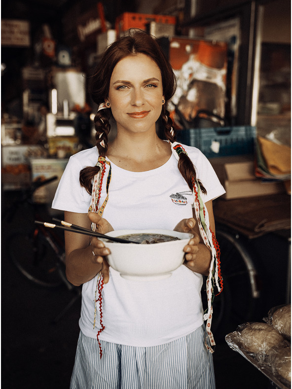 ZOOT.Original Fehér női ZOOT Original cseh Phólklór ZOOT Original női póló.