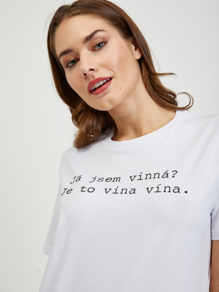 ZOOT.Original Fehér női póló ZOOT Original póló Bűnös vagyok