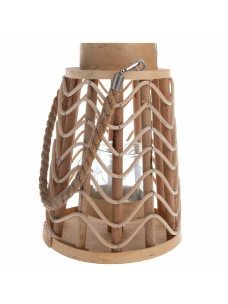 Casa de Engel Fa lámpás üveggel, natúr, 0/8