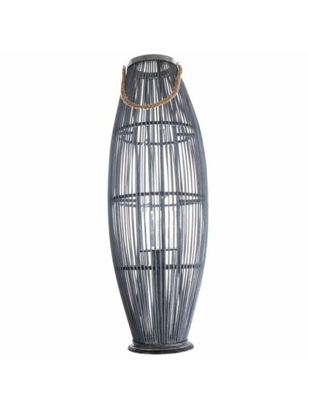 Casa de Engel Bambusz lámpa üveggel, szürke, 0/2