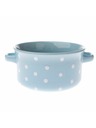 Casa de Engel Kerámia tál - világoskék pöttyökkel, 6/24