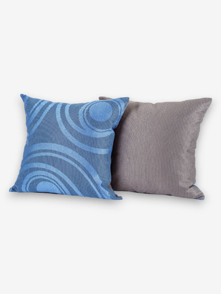 Kvalitex Kék párna Körök 40x40cm Kvalitex