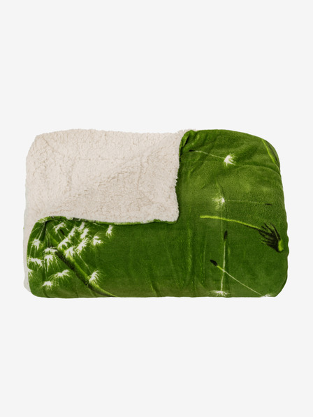 Kvalitex Báránybőr takaró 150x200cm pitypang zöld Kvalitex