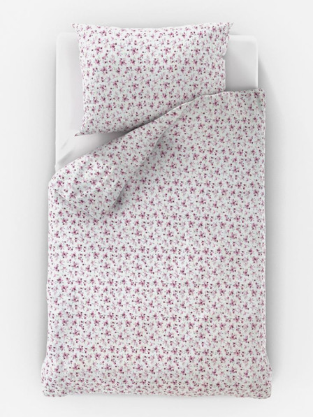 Kvalitex Provence Collection bővített pamut ágynemű 140x220, 70x90cm Violeta lila Qualitex Violeta lila Qualitex