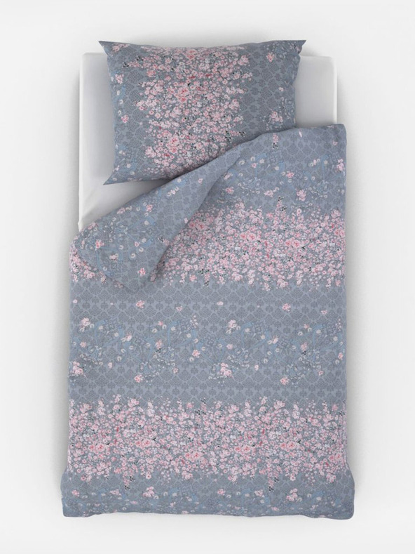 Kvalitex PROVENCE COLLECTION bővített pamut ágynemű 140x220, 70x90cm MILENA rózsaszínű