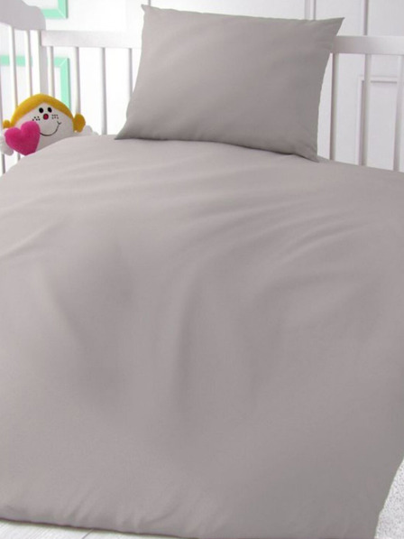 Kvalitex Világosszürke pamut ágynemű