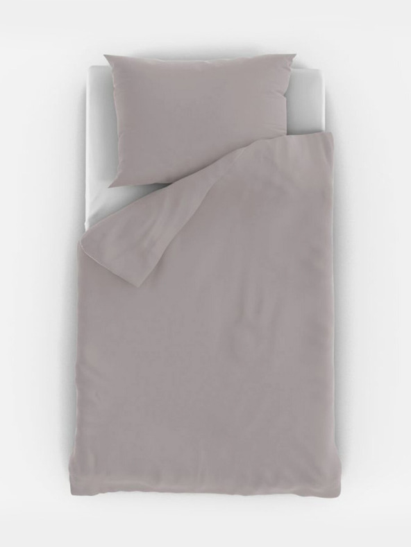 Kvalitex Világosszürke pamut ágynemű