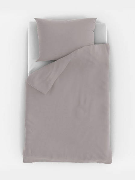 Kvalitex Világosszürke pamut ágynemű