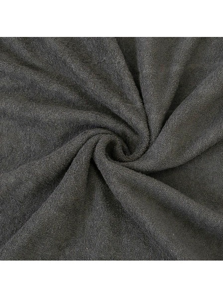 Kvalitex Frottír lepedő 160x200cm sötétszürke Kvalitex