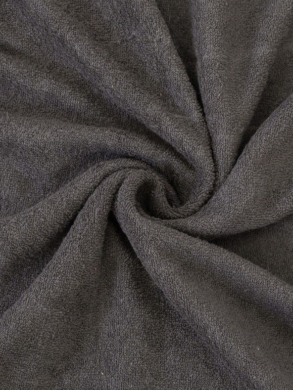 Kvalitex Frottír lepedő 220x200cm sötétszürke Kvalitex