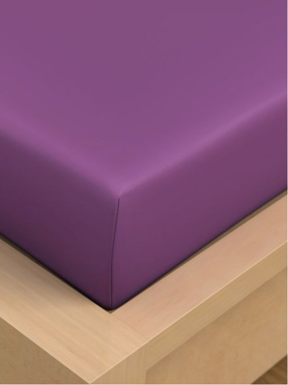 Kvalitex Pamut lepedő 150x230cm lila Kvalitex