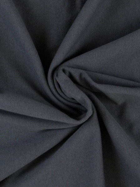 Kvalitex Jersey lepedő egyszemélyes 120x200cm sötét szürke Kvalitex