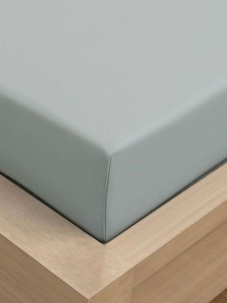 Kvalitex Jersey lepedő lycrával 140x200cm világosszürke
