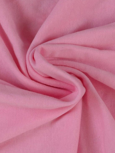 Kvalitex Jersey egyszemélyes lepedő 160x200cm rózsaszín