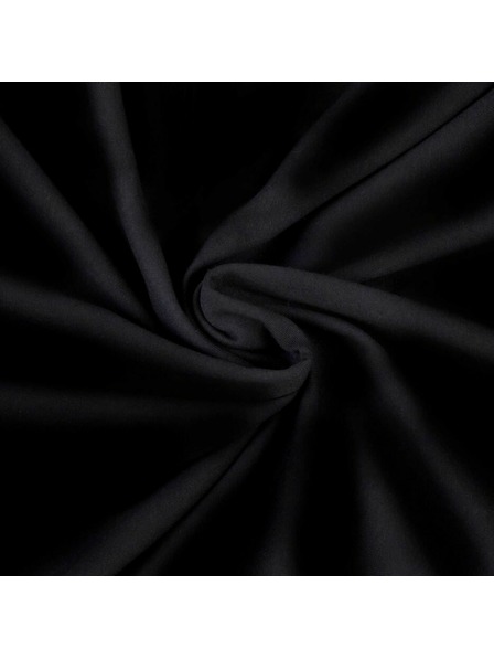 Kvalitex Jersey lepedő 160x200cm fekete Kvalitex