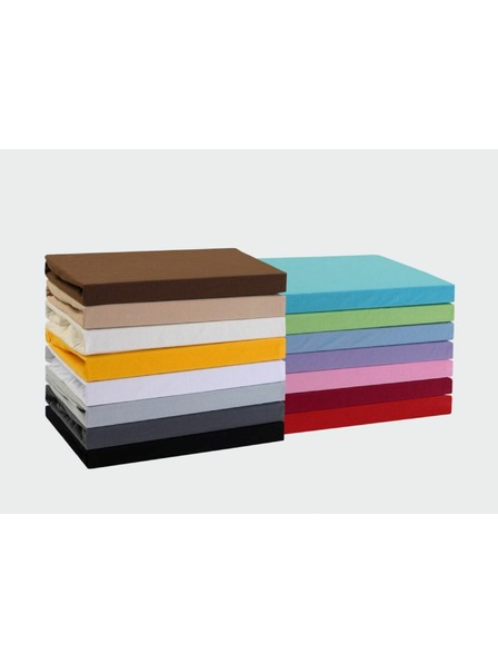 Kvalitex Jersey lepedő 160x200cm fekete Kvalitex