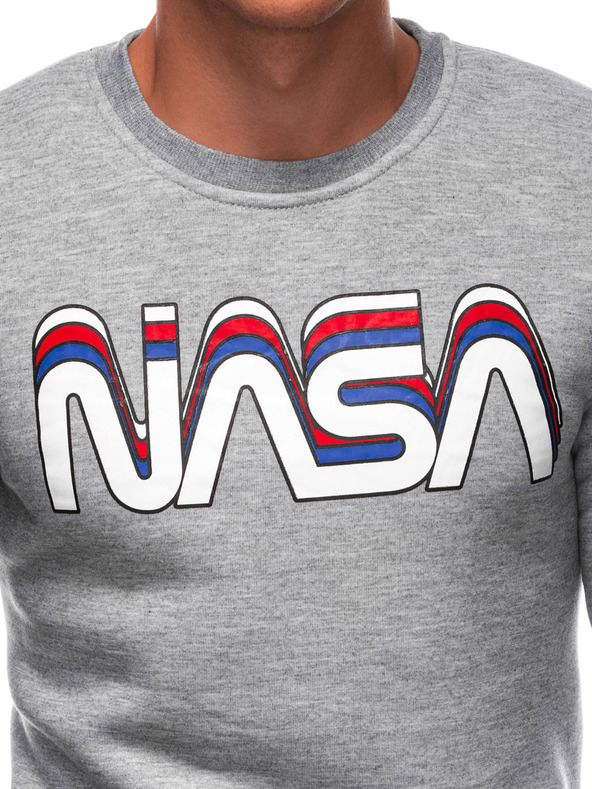 Edoti EDOTI Férfi kapucnis melegítőfelső, szürke