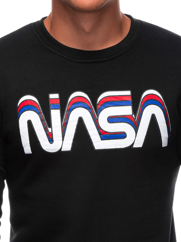 Edoti EDOTI Férfi kapucnis melegítőfelső, fekete