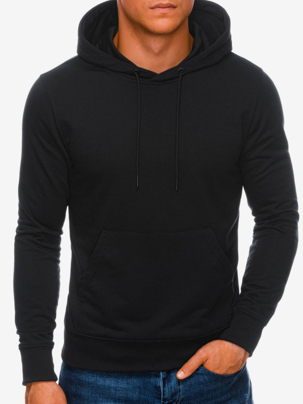 Edoti Férfi kapucnis pulóver B - fekete EDOTI