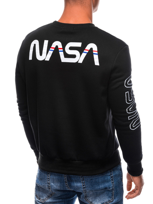 Edoti EDOTI Férfi kapucnis melegítőfelső, fekete