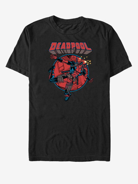 ZOOT.Fan Fekete unisex Marvel Falling Dummy póló