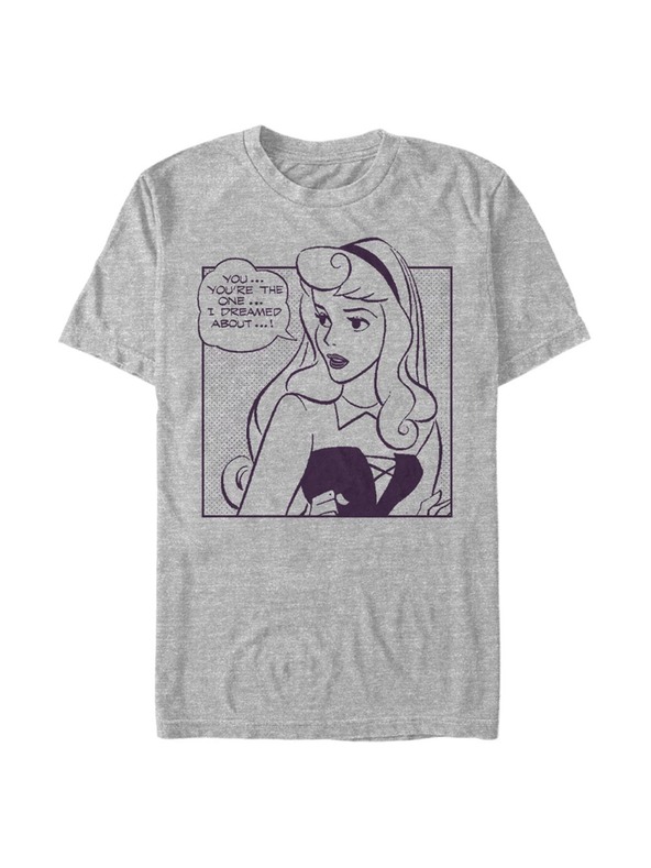 ZOOT.Fan Disney Aurora képregény Férfi szürke Meliert póló