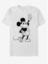 ZOOT.Fan Fehér férfi Disney Simple Mickey körvonalas póló