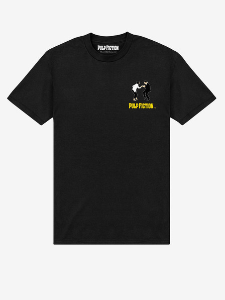 ZOOT.Fan Fekete uniszex póló ZOOT.Fan Pulp Fiction Vince & Mia