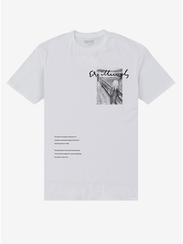 ZOOT.Fan Fehér póló apoh London apoh Munch 1893
