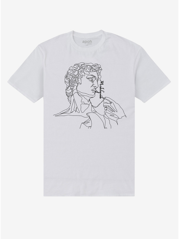 ZOOT.Fan Fehér póló apoh London APOH Michelangelo Lines