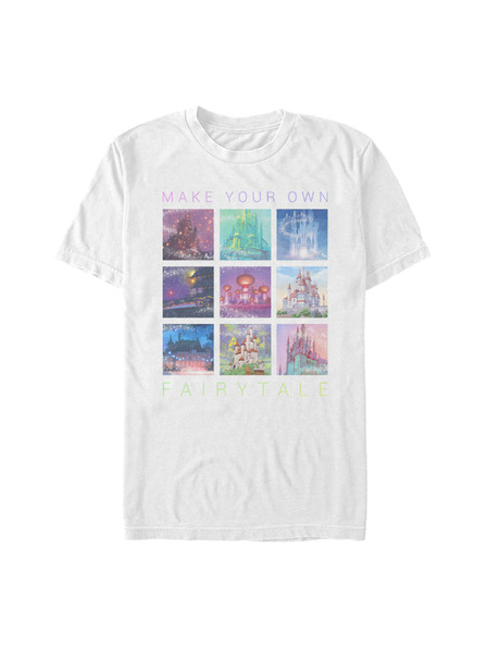 ZOOT.Fan Fehér póló Disney CASTLES IN DISNEY PRINCESS MOVIES