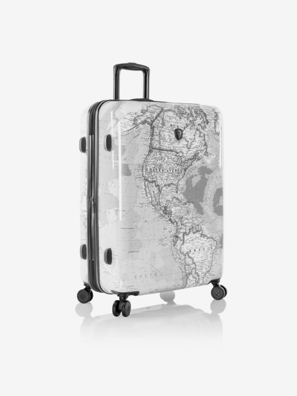 Heys Heys Journey 3G S,M,L Black/White Map fehér-fekete mintás utazótáska szett