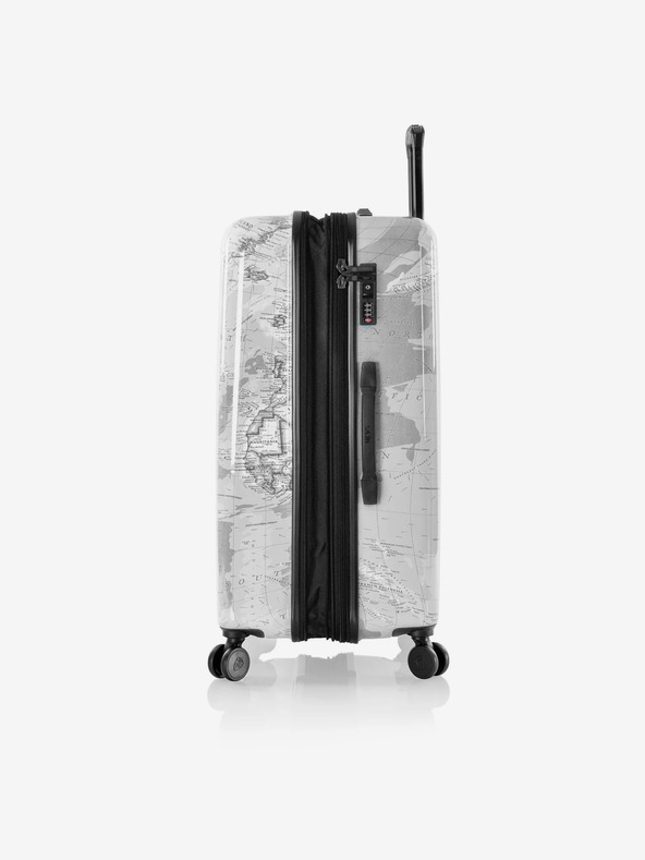 Heys Heys Journey 3G S,M,L Black/White Map fehér-fekete mintás utazótáska szett