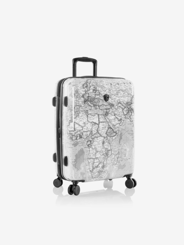 Heys Heys Journey 3G S,M,L Black/White Map fehér-fekete mintás utazótáska szett