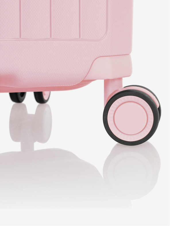 Heys Három női utazótáska készlet rózsaszín Heys Airlite S,M,L Blush rózsaszínben