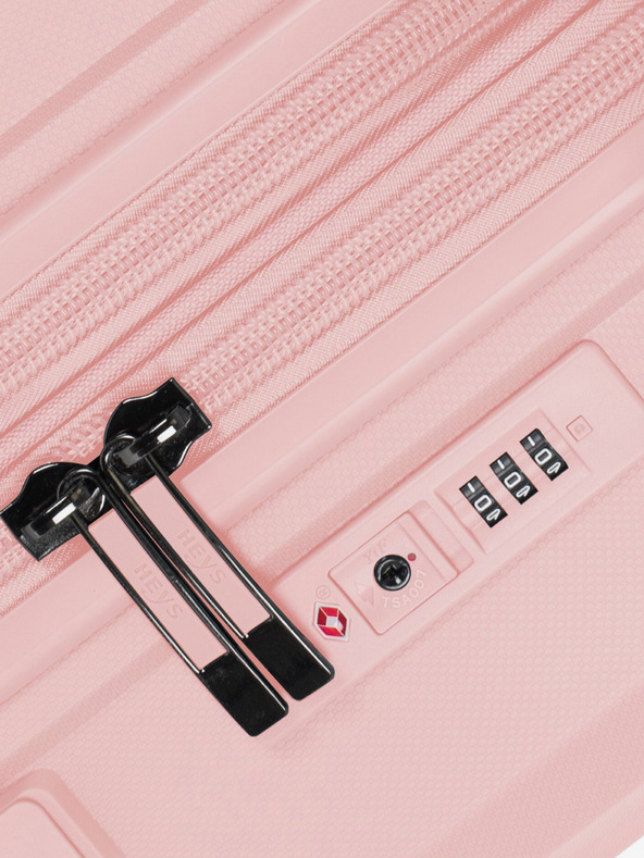 Heys Három női utazótáska készlet rózsaszín Heys Airlite S,M,L Blush rózsaszínben