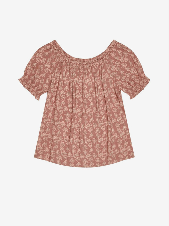 Moodo Barna női virágmintás blúz Moodo