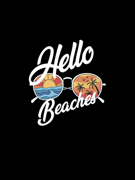 ZOOT.Original Fekete női ZOOT.Original póló Hello beaches