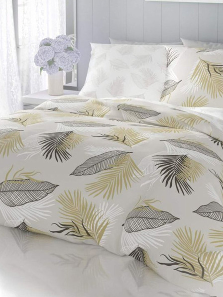 Kvalitex DELUX kiterjesztett pamut ágynemű 140x220, 70x90cm SANEL szürke