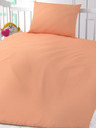 Kvalitex Lazacszínű pamut bölcsőágynemű